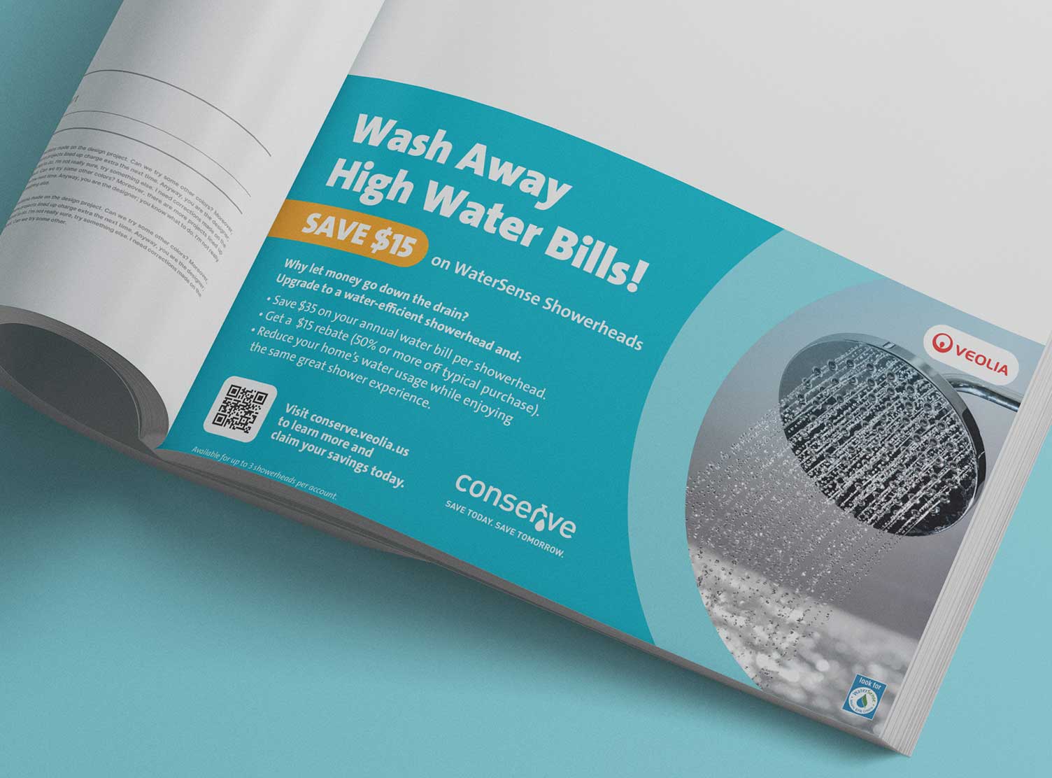 Veolia - Save Water Shower Ad